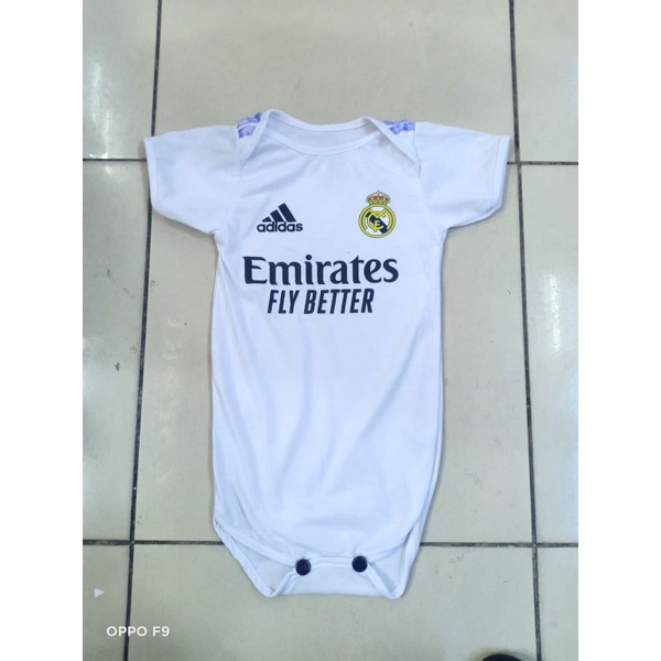 Jumper bayi / jumsuit baby club real madrid