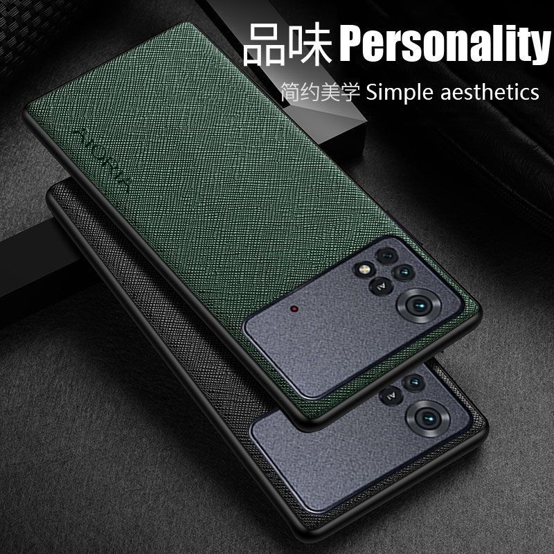 POCO M5 / M5S / M4 PRO 4G / M3 PRO 5G SOFT CASE CANVAS CROSS PATTERN