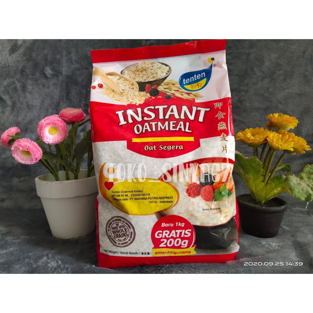 

TENTEN INSTANT OATMEAL 800G (FREE 200G)