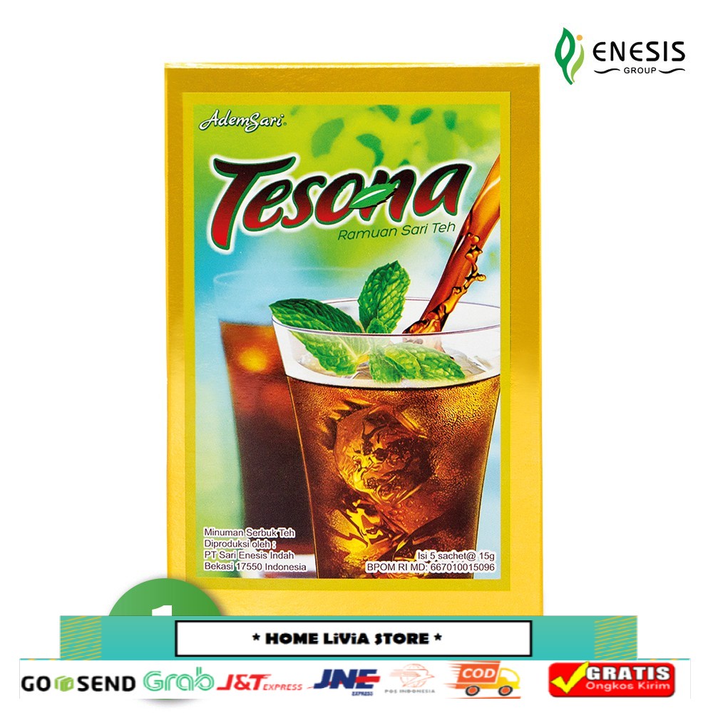 

Tesona Iced Tea Dus 5 Sachet 15 g