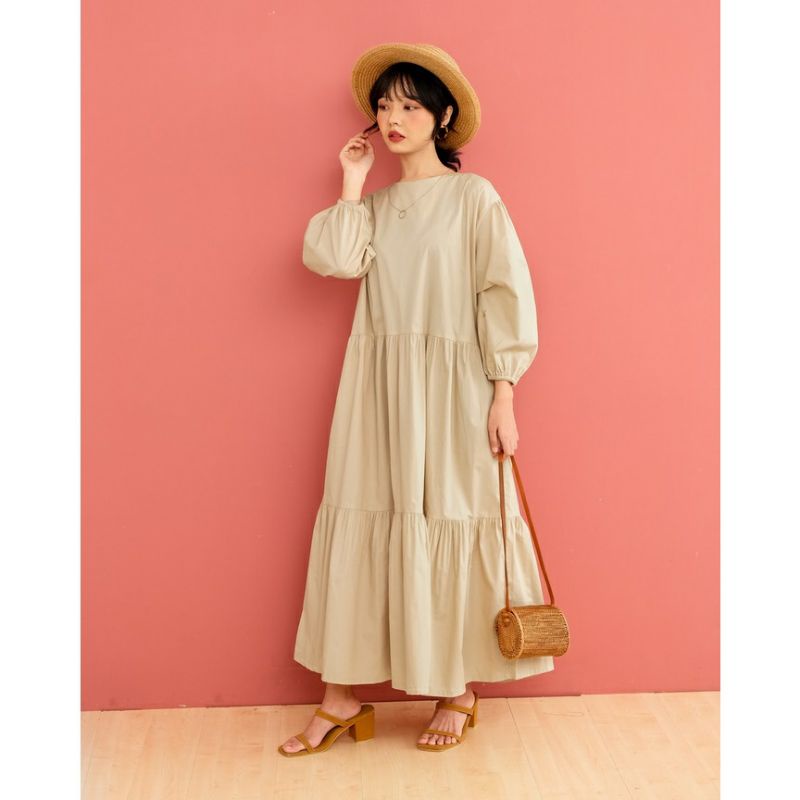 GAMIS RAYON TWILL POLOS / MAXI DRESS