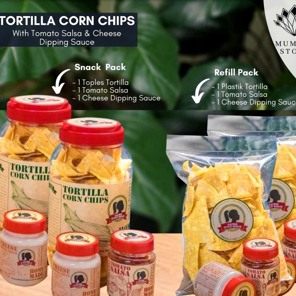 

TORTILLA CORN CHIPS - SNACK PACK - khusus Jabodetabek