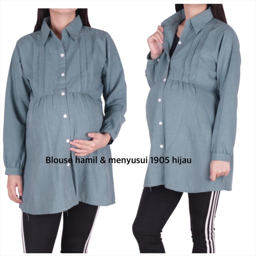 Blouse hamil menyusui dan kerja 1905