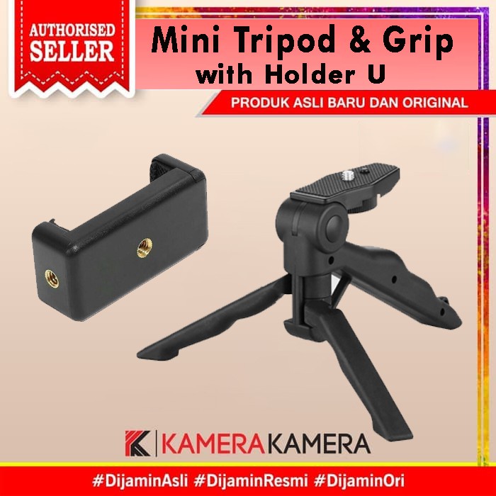 Mini Tripod 2 in 1 For Smartphone and Camera MT-21 With