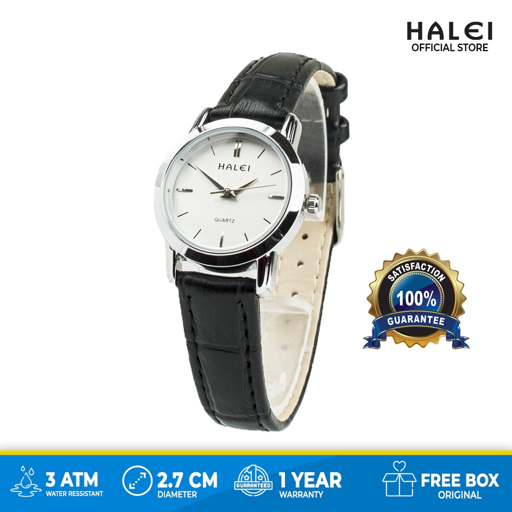 Premium (RRW) Halei watch Official Store Garansi resmi 1 tahun Jam Tangan Halei Original Wanita