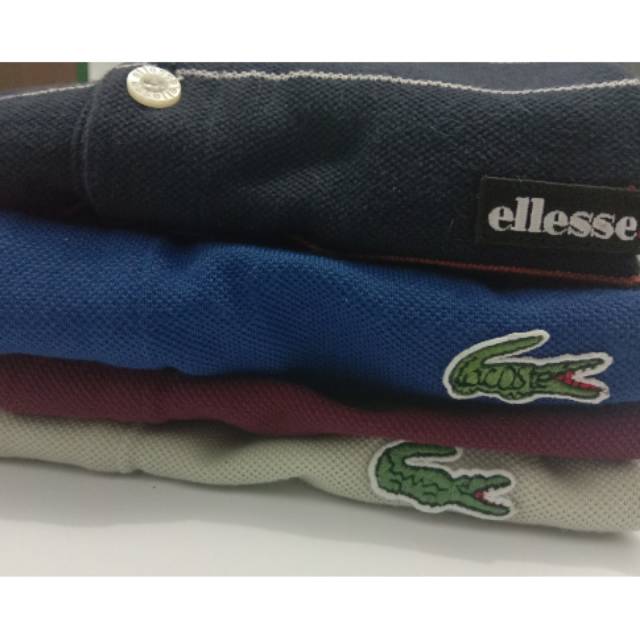 Polo Shirt Lacoste Ellesse Uniqlo Second Original