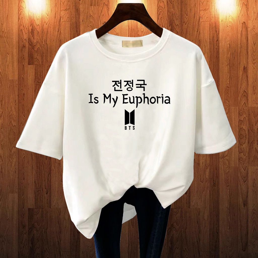 CALVIERO SHOP - BAJU KAOS ATASAN WANITA PRINT EUPHORIA PRINT