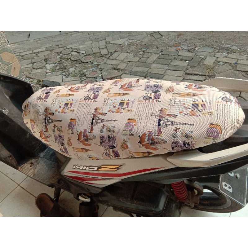 jok motor cover bahan sintetis anti air water proof murah