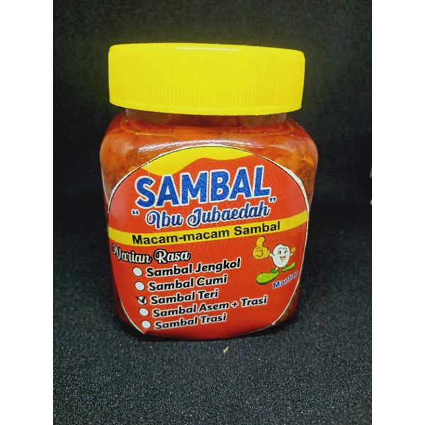 

Sambel teri pedas mantaap