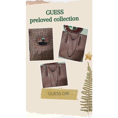 PRELOVED COLLECTIOM SLING BAG GUESS