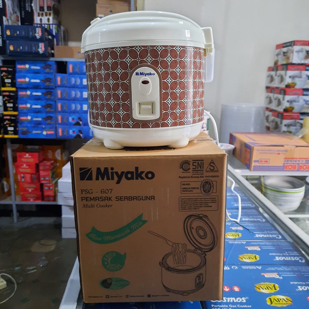 Rice Cooker Mini Miyako PSG 607 0,6 Liter Hanya Masak Magic Com Miyako 607 Penanak Nasi Kecil Miyako