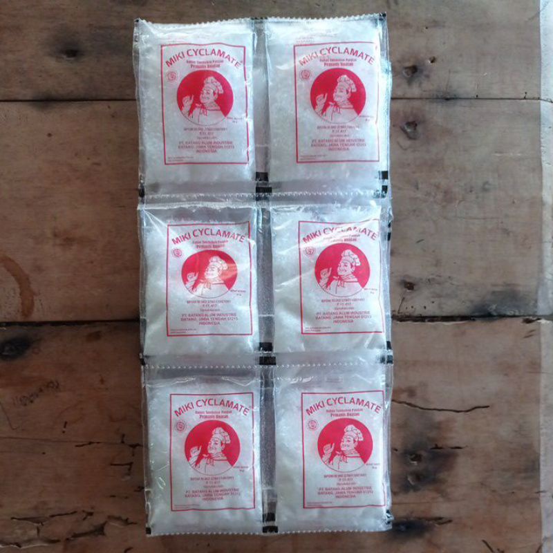 

MIKI CYCLAMATE || Pemanis Buatan Satu Renceng 20 sachet