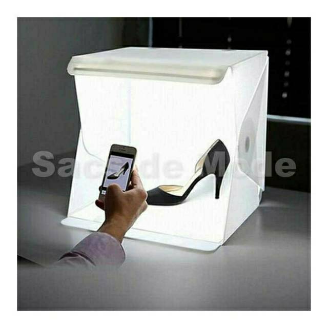 Mini Photo Studio Box TERMASUK LED Folding Kotak Tempat Foto Portable