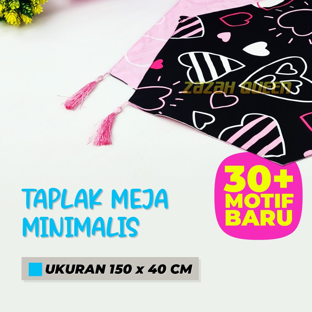 [150 x 40 cm] Taplak Meja Tamu Minimalis