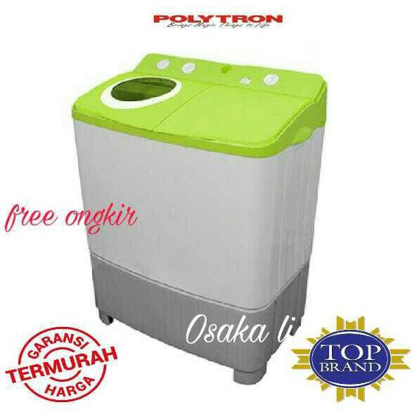 Diskon Mesin Cuci Polytron Pmw-9556(9.5Kg)2Tabung Terbaru
