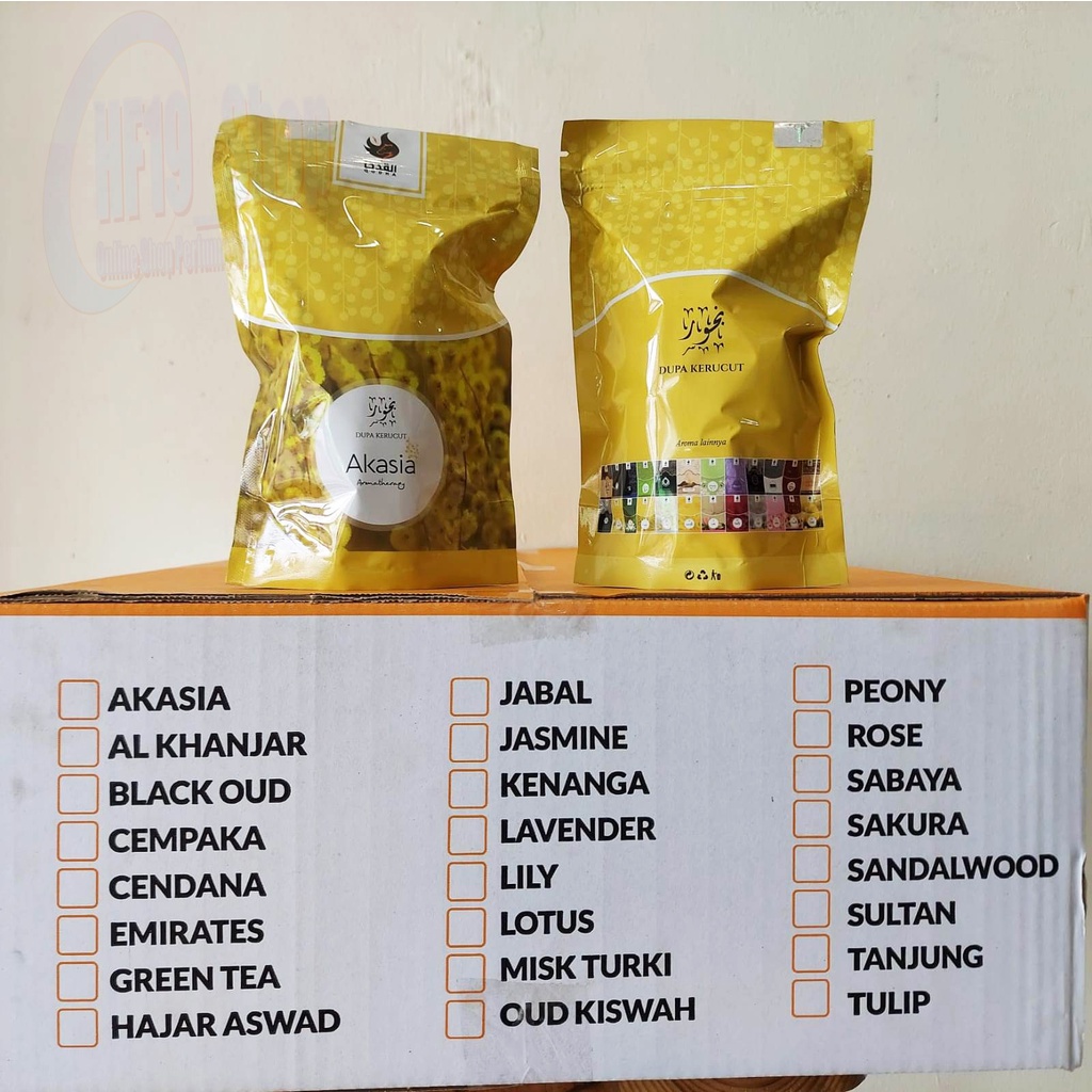 Dupa Kerucut Bukhur Qodha Aroma Akasia - Jual perkarton