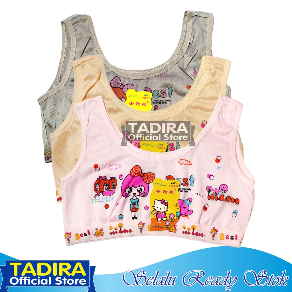 TADIRA 3 Pcs MINISET Anak SD SMP Remaja ABG Gadis Mini Set Motif Gambar