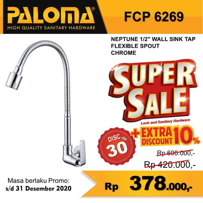 Unik PALOMA FCP 6269 Keran Sink Fleksibel Angsa Cuci Piring Dapur Kran Air Limited