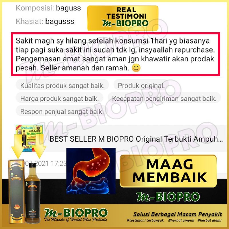 M BIOPRO MBIOPRO HERBAL ASLI HALAL 100% ORIGINAL