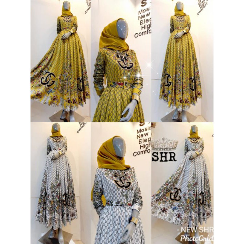 SHR Ori% Soft Jeans Maxi Dress