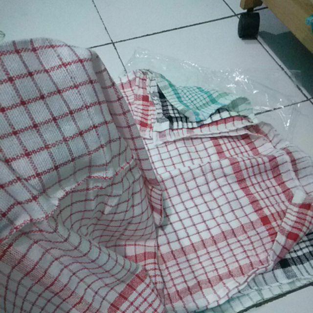 Lap Dapur -lap Makan - Lap Piring Kotak - Serbet Kain - Lap Tangan