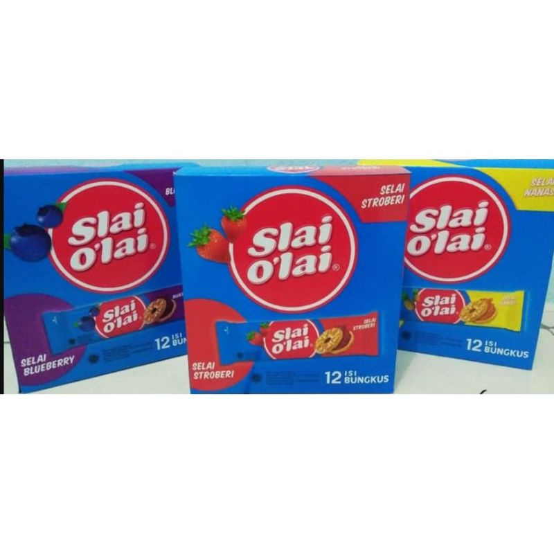 

SLAI OLAI BISKUIT BUAH RASA SELAI box isi 12pcs x 24gr