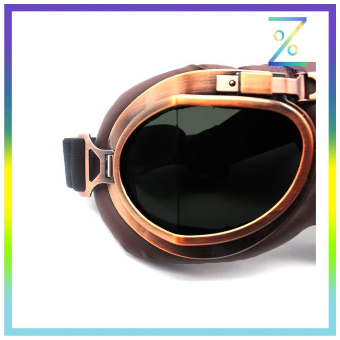 Nordson Kacamata Goggles Classic Vintage Harley UV Protec Blue