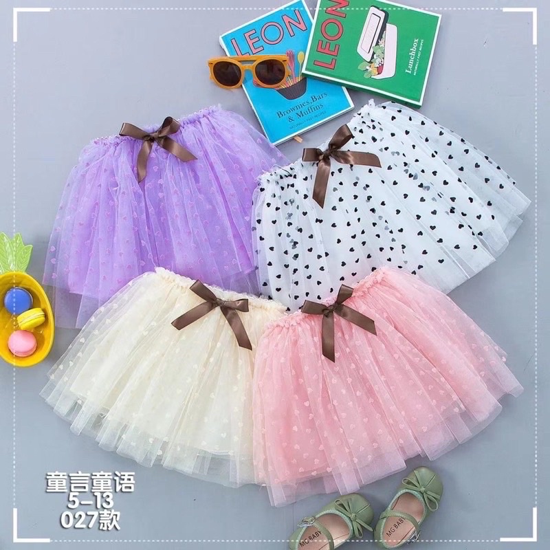 ROK TUTU ANAK IMPORT USIA 1-6TH | RK002 | ROK TILE TUMPUK IMPORT LEMBUT | ROK BALET PREMIUM