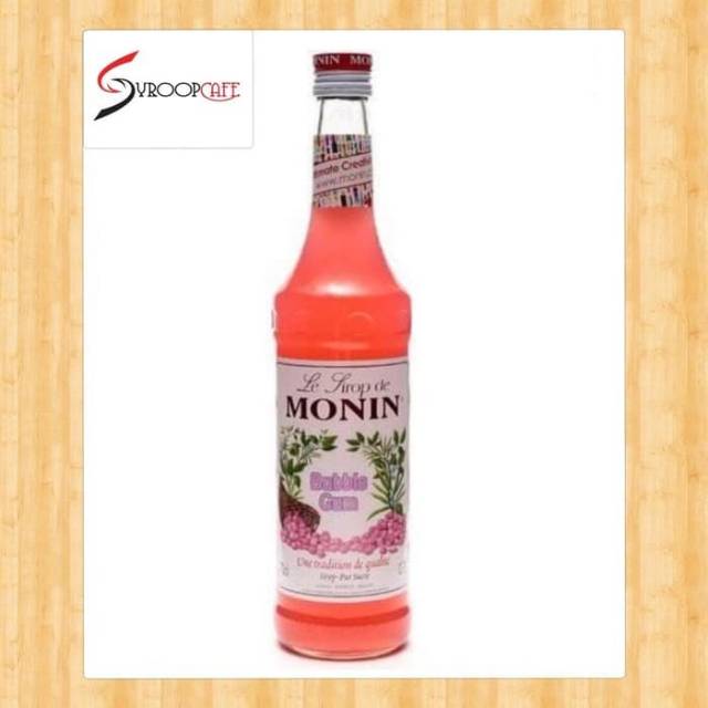 

Monin bubblegum syrup sirup sirop