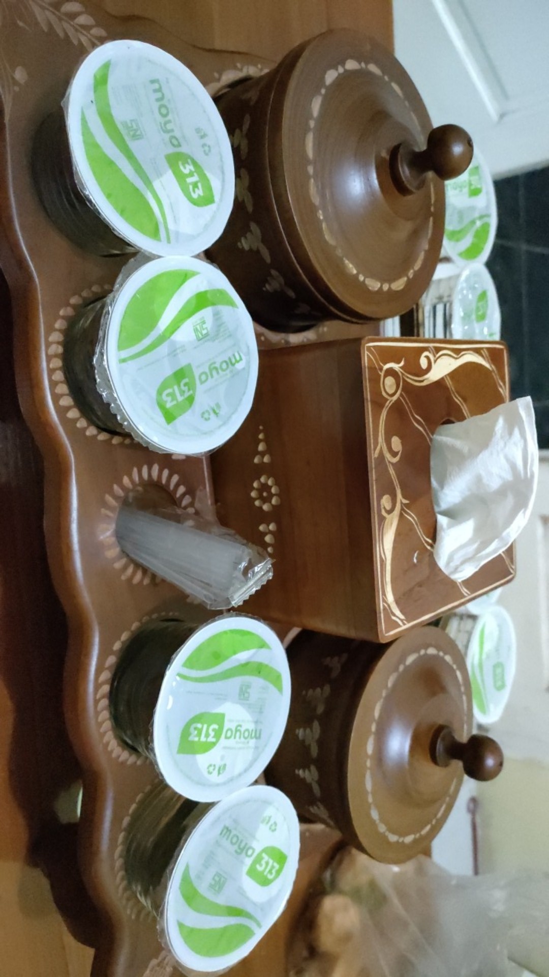 Set Tempat Aqua Toples Dan Box Tisu