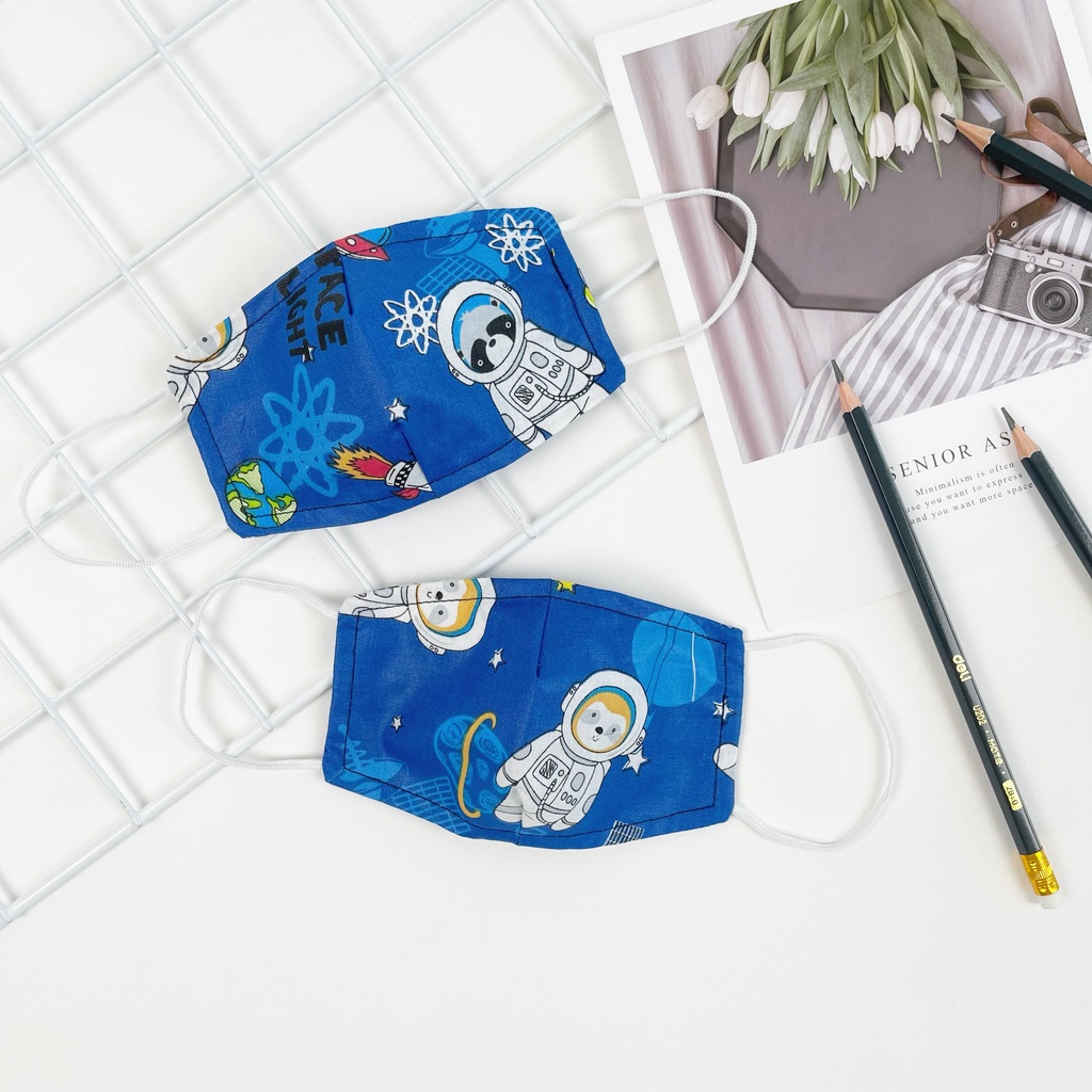 (MASKER ANAK) masker anak karakter kain bisa dicuci murah masker anak karakter duckbill sensi 2ply