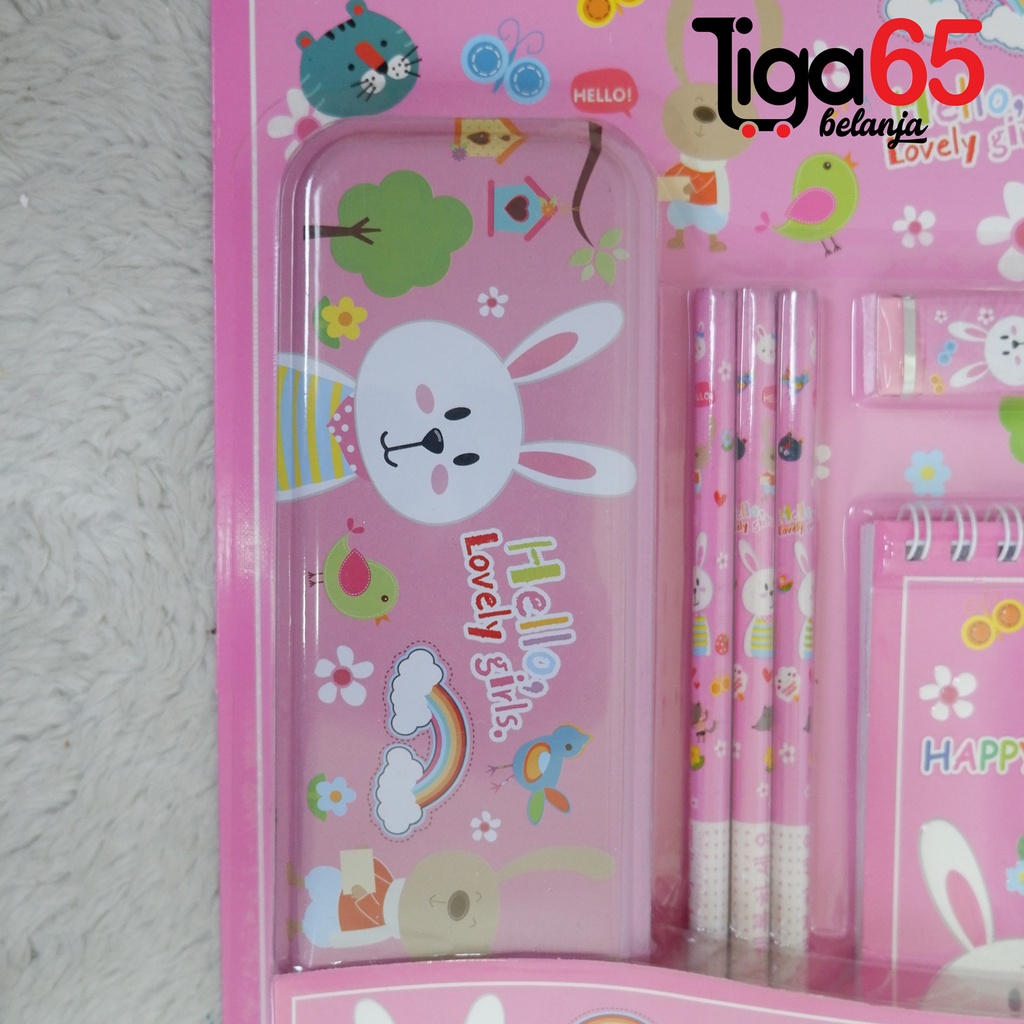 365 STATIONERY SET #41182 Buku &amp; Alat Tulis Anak / Karakter Fancy Gambar Lucu