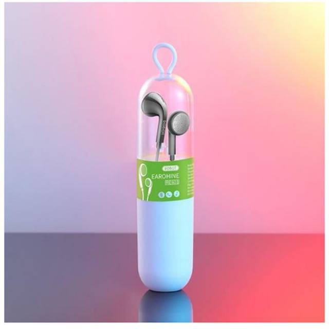 Handsfree Headset ROBOT RE601 Earphone Wired Light Weight Design