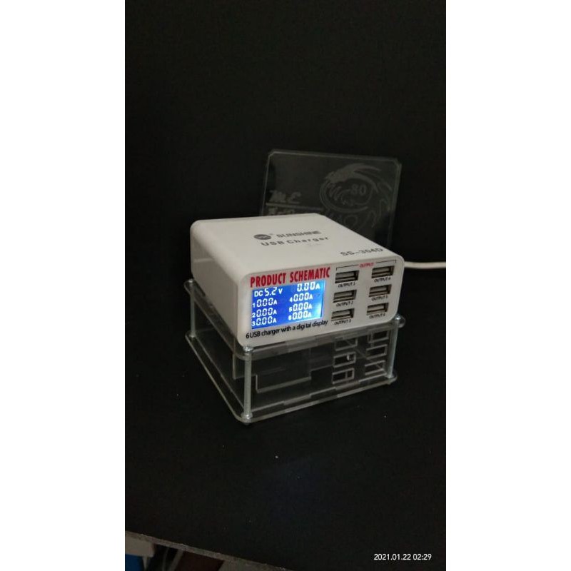 CASE ACRYLIC USB CHARGER SCHEMATIC SUNSHINE