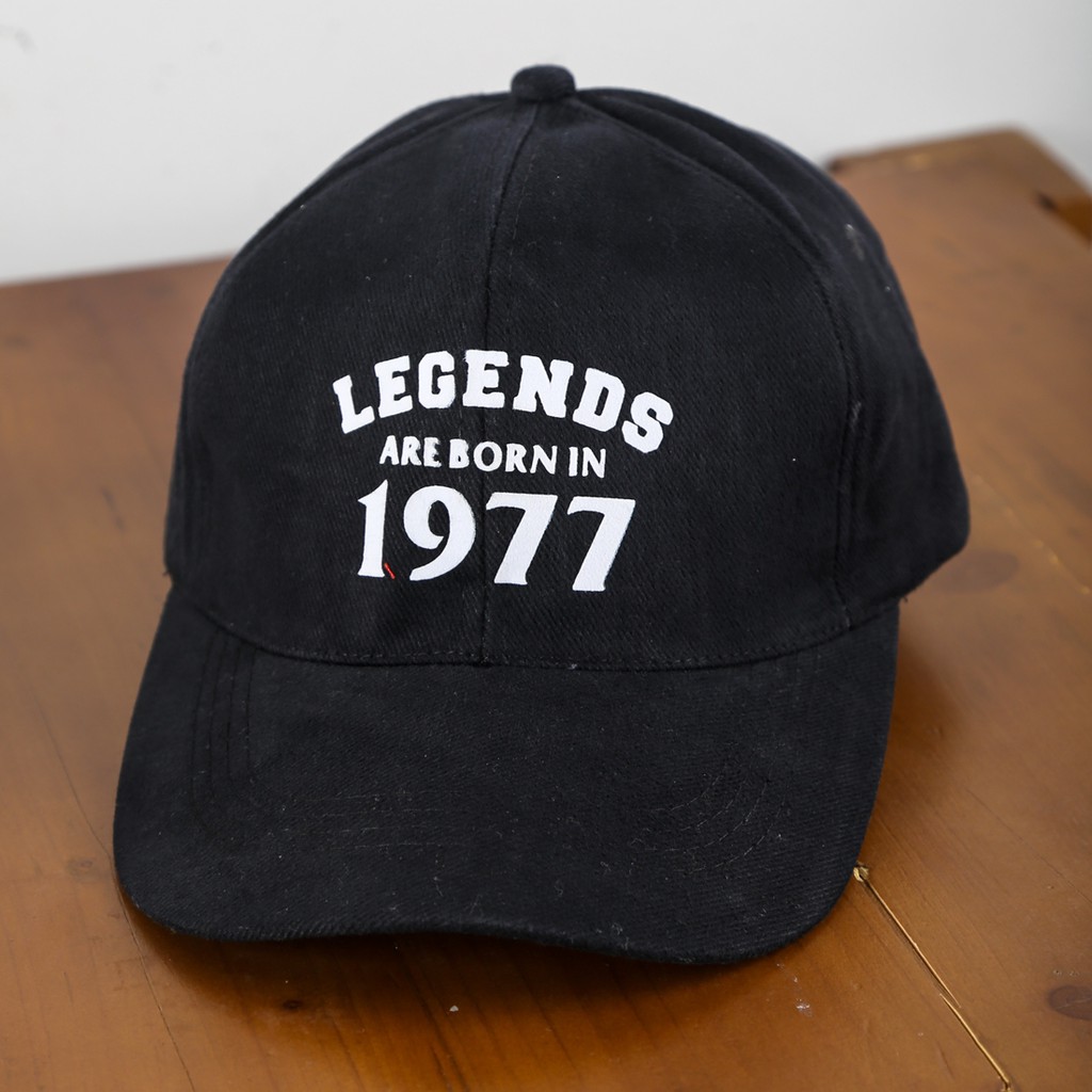 Topi Baseballcap Hitam 1977 Legends