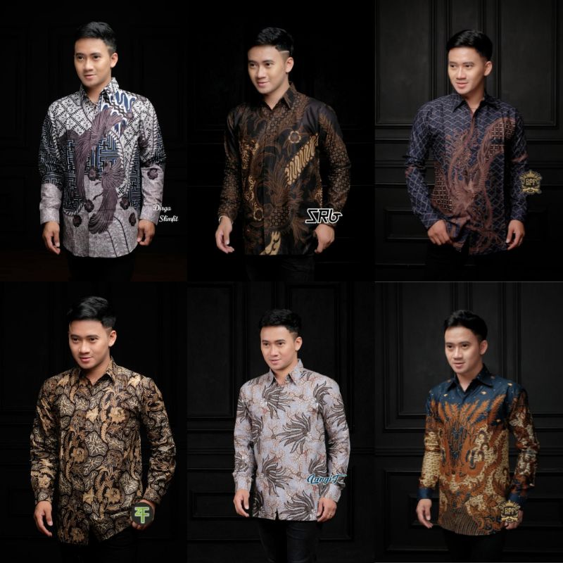 NEW ARRIVAL DISTRO BATIK PRIA BORDIR SOGAN HRB026 BATIKAF