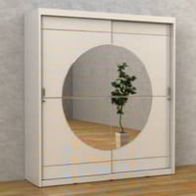 Lemari 2 Pintu Jumbo Pro Design/Warking Wdsl 200 Found Glass