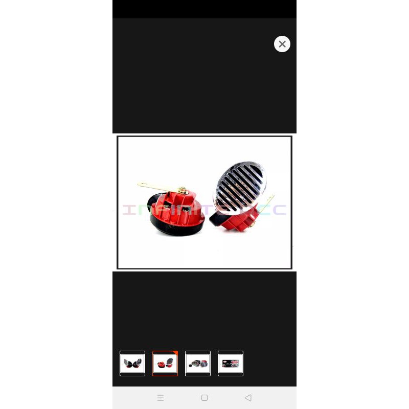 COD,✓ lebih murah ,lebih keras Klakson Keong Double ( Klakson Motor/Mobil )