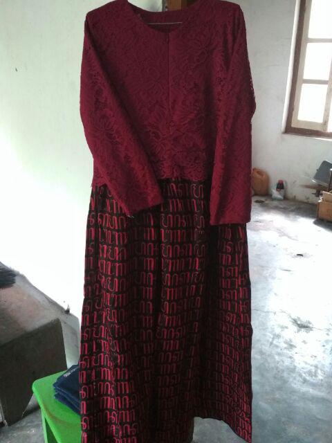 Couple Gamis Aksara Couple Tamara, Batik Sumber Urip Couple 2507