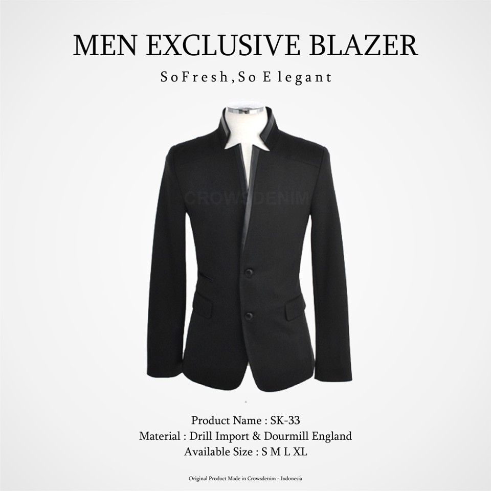 Jas Pria - Jas Hitam - Jas Shanghai - Jas Nikah - Jas Cowok - Jas Akad - Jas Wisuda - SK 33 - MZN