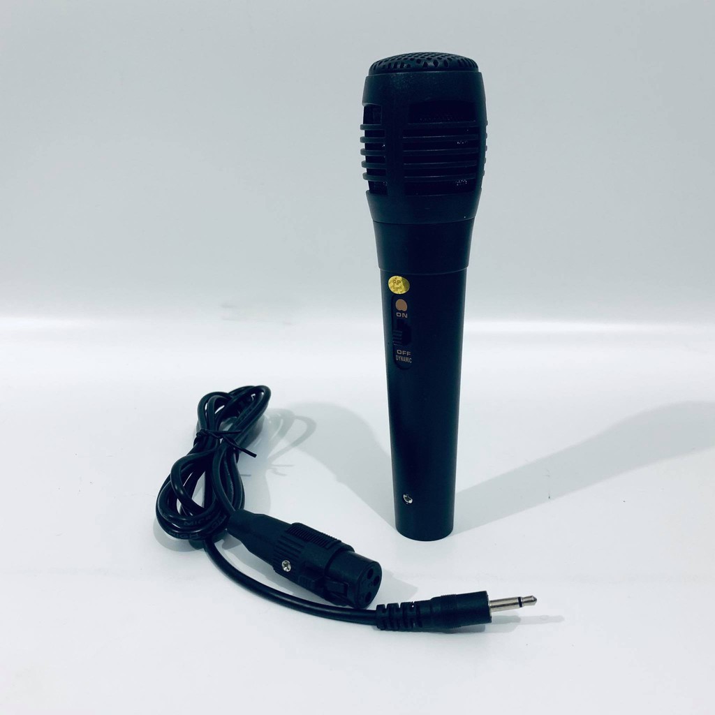 Microphone Kabel Karaoke Buat Speaker 3.5mm / 6.35mm -Mic Karaoke Colokan Kecil / Besar