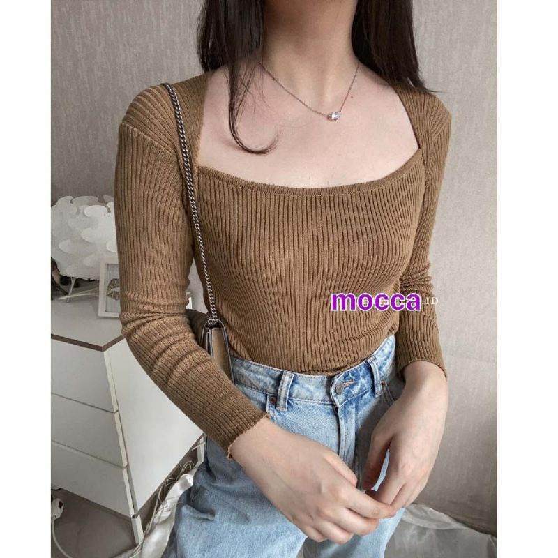 JCZR - Laura Knit Top / Atasan Rajut Wanita Kekinian