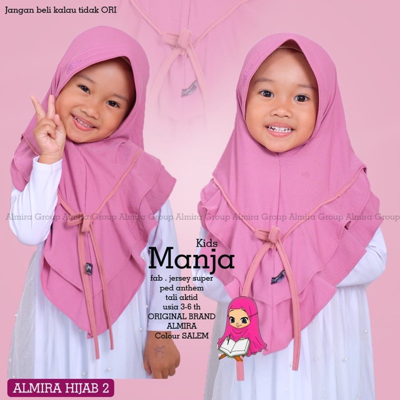 BISA COD|hijab anak manja by Almira hijab|kerudung anak