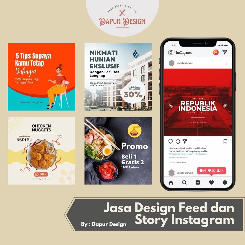 

Jasa Design FEED INSTAGRAM | POSTINGAN INSTAGRAM