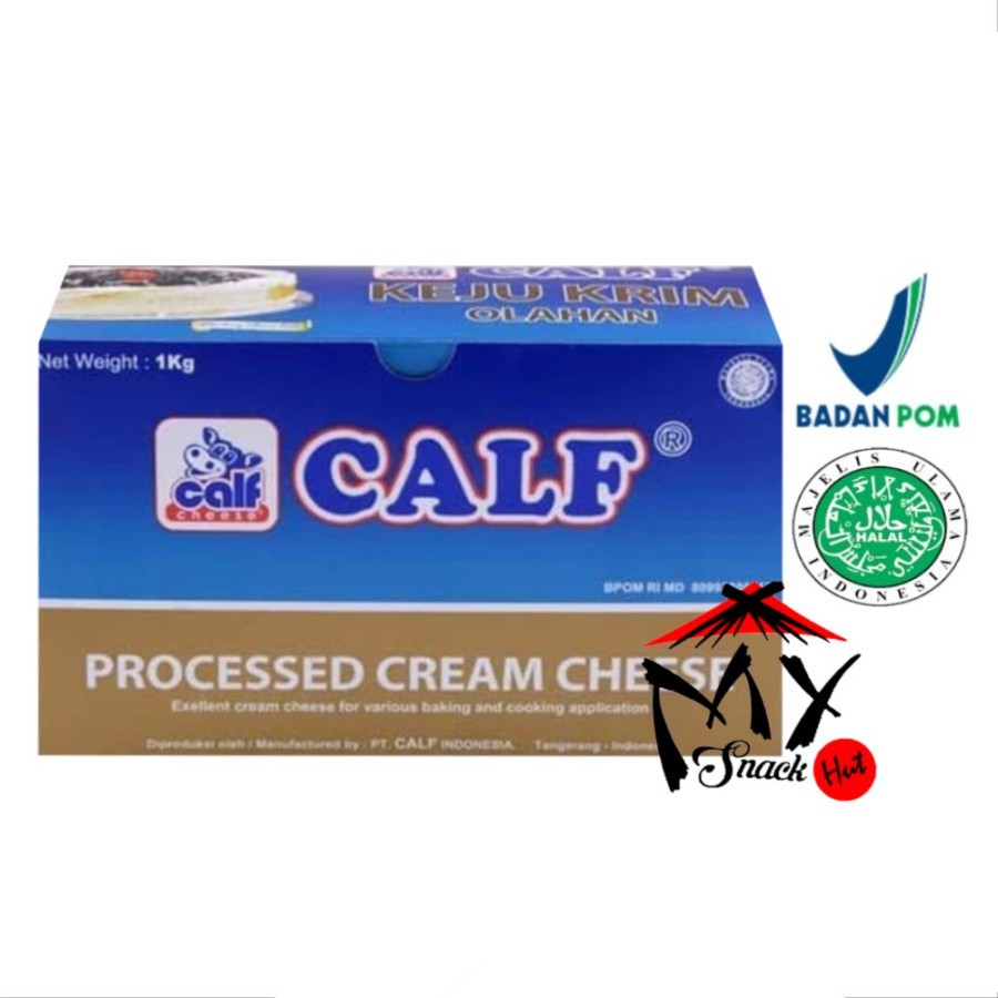 

CALF CREAM CHEESE 1KG - KEJU KRIM - FILLING ISIAN KEJU CHEESE CAKE