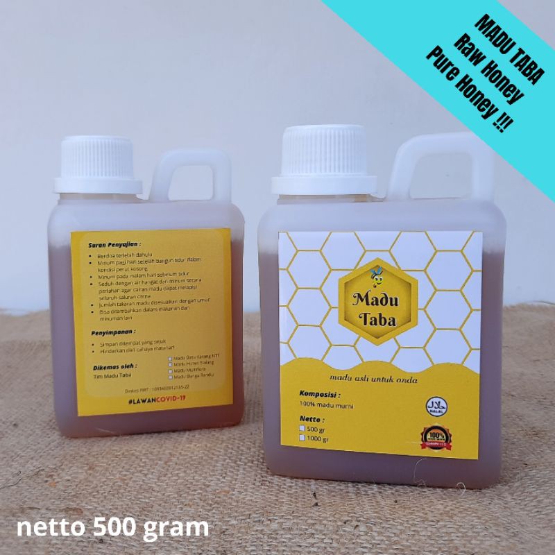 

Raw Honey" Madu Multiflora 500 gram/ Madu Taba/ Madu Murni