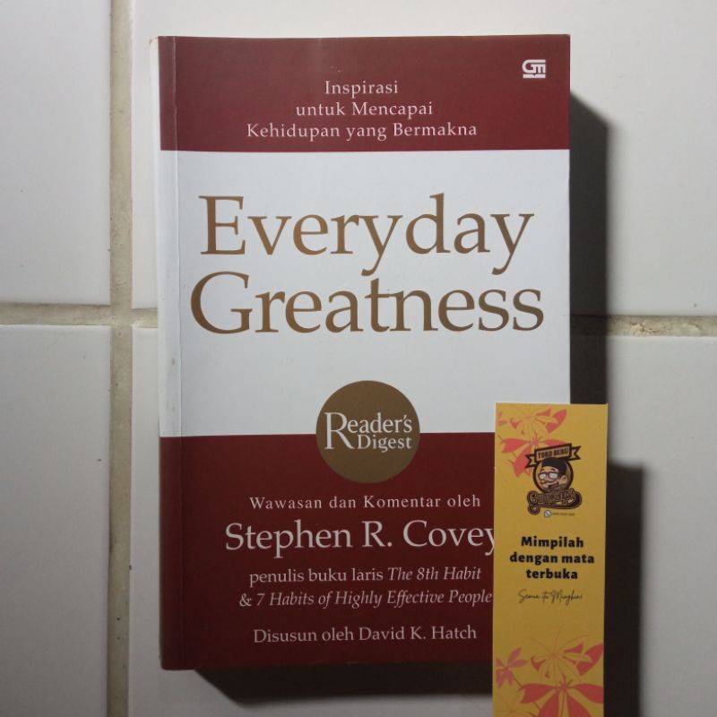 Everyday Greatness oleh Stephen R. Covey