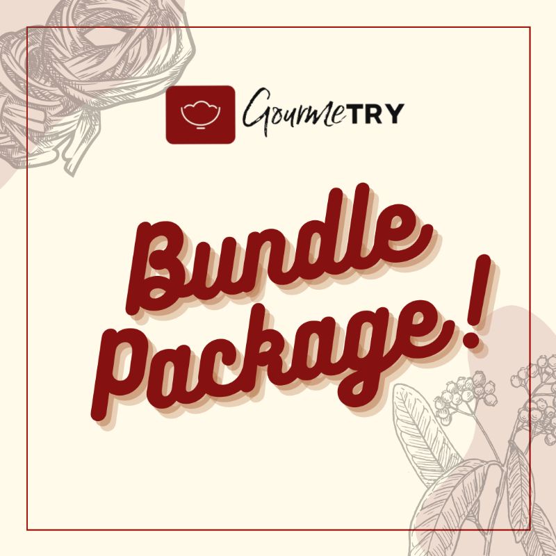 

PROMO BUNDLE PACKAGE MIX - Lasagna, Potato Au Gratin, Pasta, Muffin, Cookies, Milk Latte, Lemonade