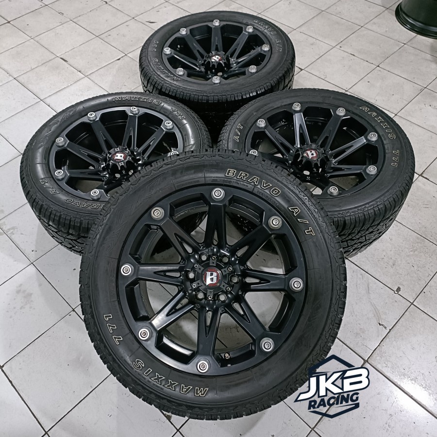 Velg Mobil Bekas Seken Ring 20 Baut 6 BALISTIK R20X9 6X139,7 BAN 275 55 R20