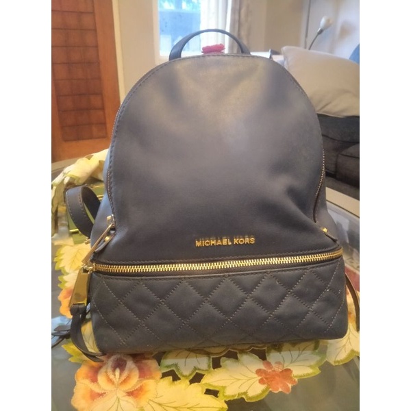 Tas Michael Kors Ori Preloved Backpack Biru